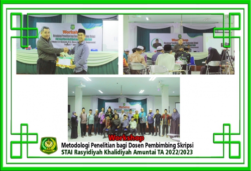 WORKSHOP METODOLOGI PENELITIAN BAGI DOSEN PEMBIMBING SKRIPSI STAI RAKHA AMUNTAI